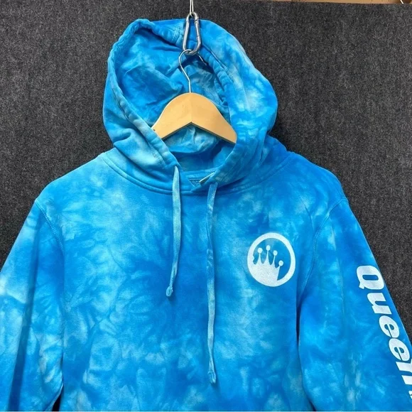 Queen of the Beach Tie Dye Hoodie Size S - Picture 2 of 12